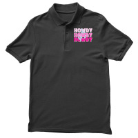 Howdy Cowgirl Vintage Horse Bucking Western Bachelorette Men's Polo Shirt | Artistshot