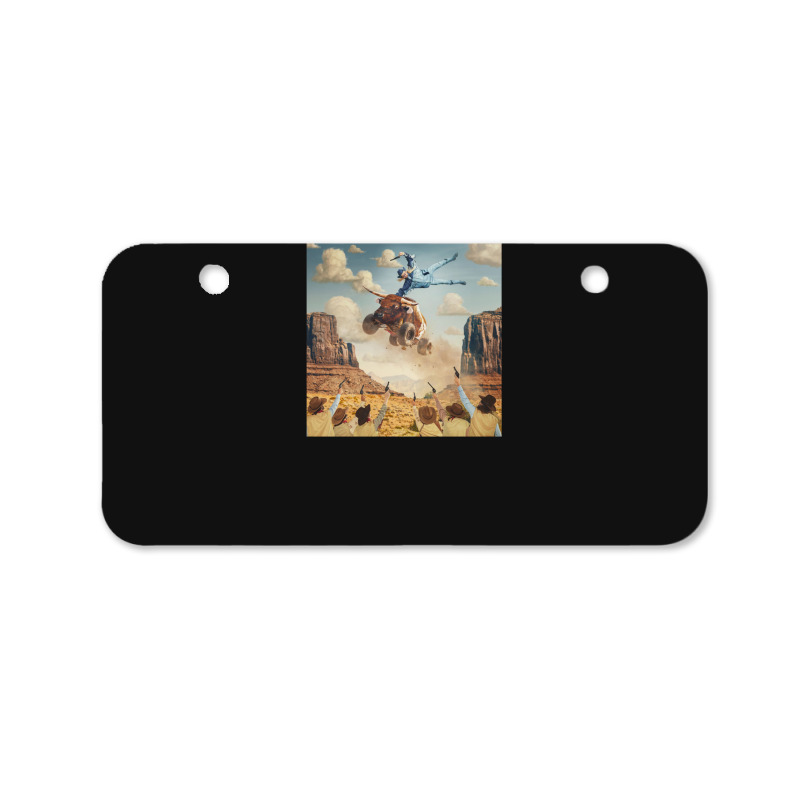 Cowboy Tears Bicycle License Plate | Artistshot