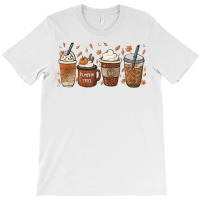 Halloween Coffee Pumpkin Latte Spice Coffee Love Fall Season T Shirt T-shirt | Artistshot