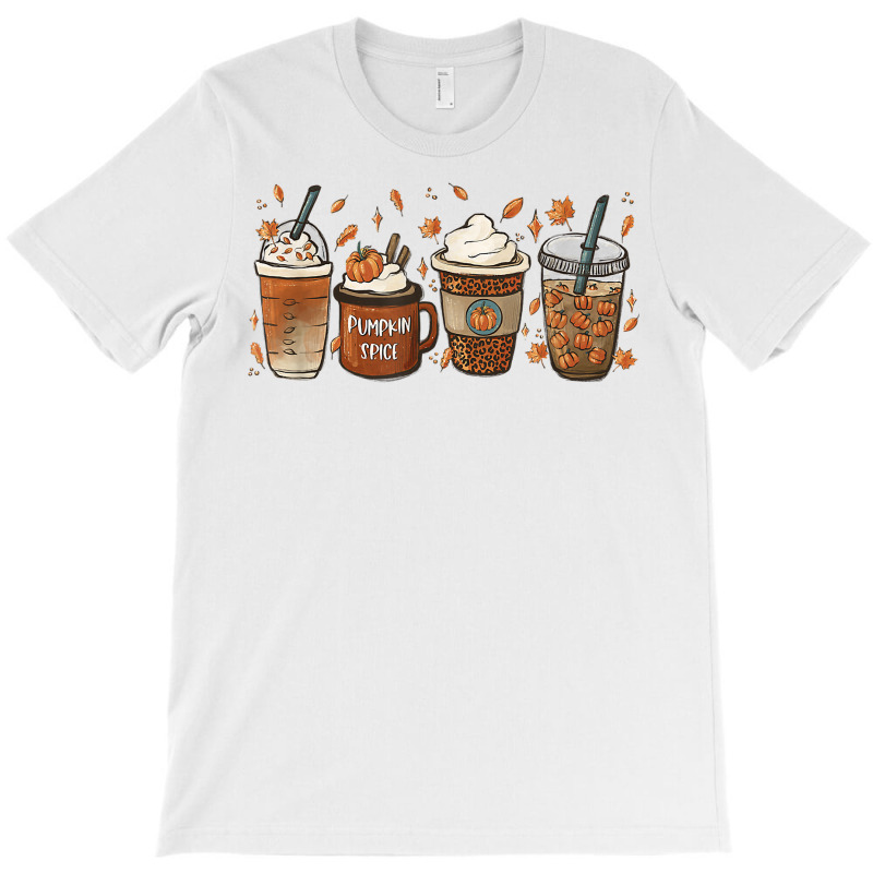 Halloween Coffee Pumpkin Latte Spice Coffee Love Fall Season T Shirt T-Shirt by cm-arts | Artistshot