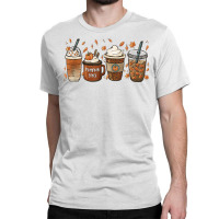 Halloween Coffee Pumpkin Latte Spice Coffee Love Fall Season T Shirt Classic T-shirt | Artistshot