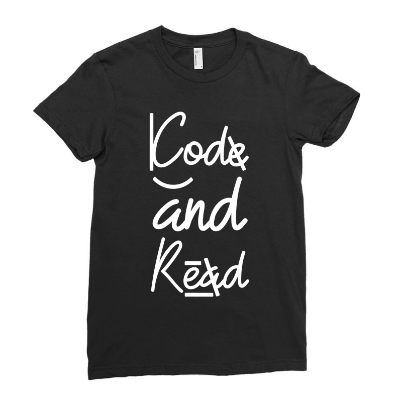 Code And Read Dyslexia Learning Disability Dyslexic Ladies Fitted T-Shirt by cm-arts | Artistshot