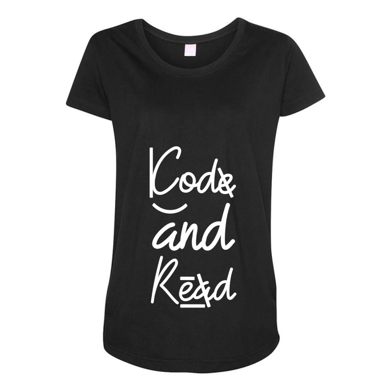 Code And Read Dyslexia Learning Disability Dyslexic Maternity Scoop Neck T-shirt by cm-arts | Artistshot