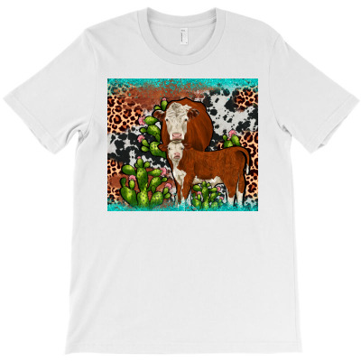 Hereford Cactus Tumbler T-shirt Designed By Angel Clark