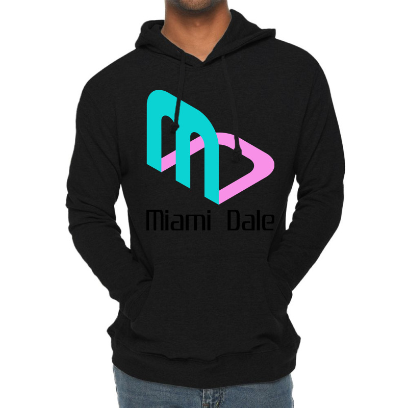 Miami Dale Video Game Company Lightweight Hoodie | Artistshot