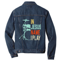 In Loving Memory Of Candlestick Park San Francisco Back Only Men Denim Jacket | Artistshot