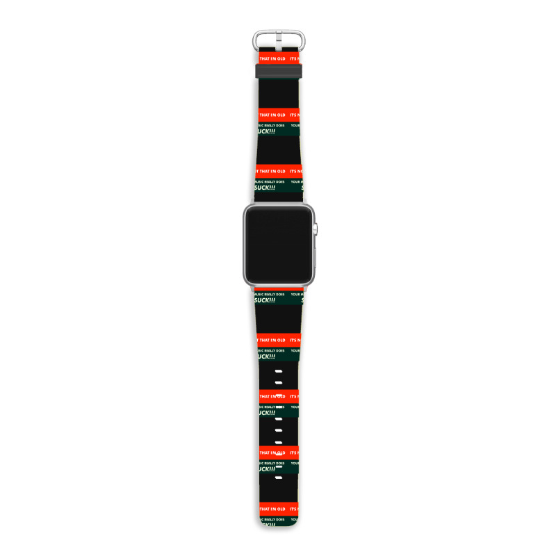 Music Suck Apple Watch Band | Artistshot