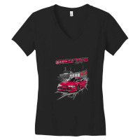 Street Type S13 (red) Women's V-neck T-shirt | Artistshot