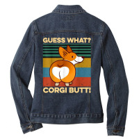 What A Funny Book Ladies Denim Jacket | Artistshot