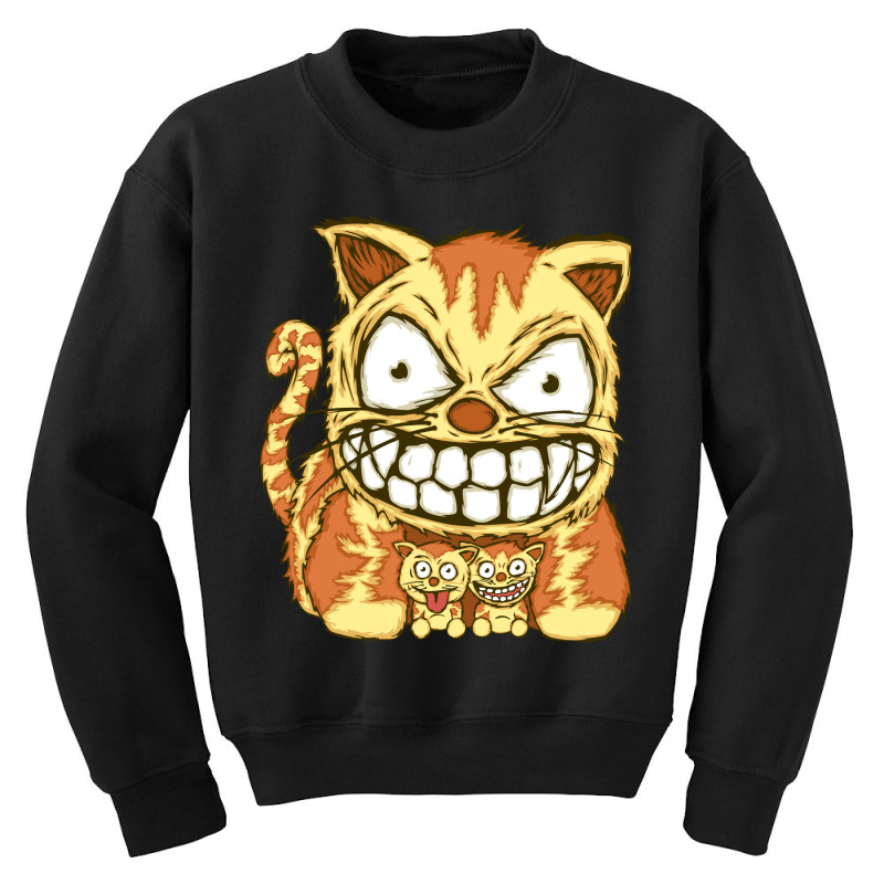 Cat Youth Sweatshirt by rchikudo | Artistshot