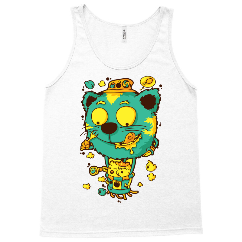 Cat Ballon Tank Top by rchikudo | Artistshot