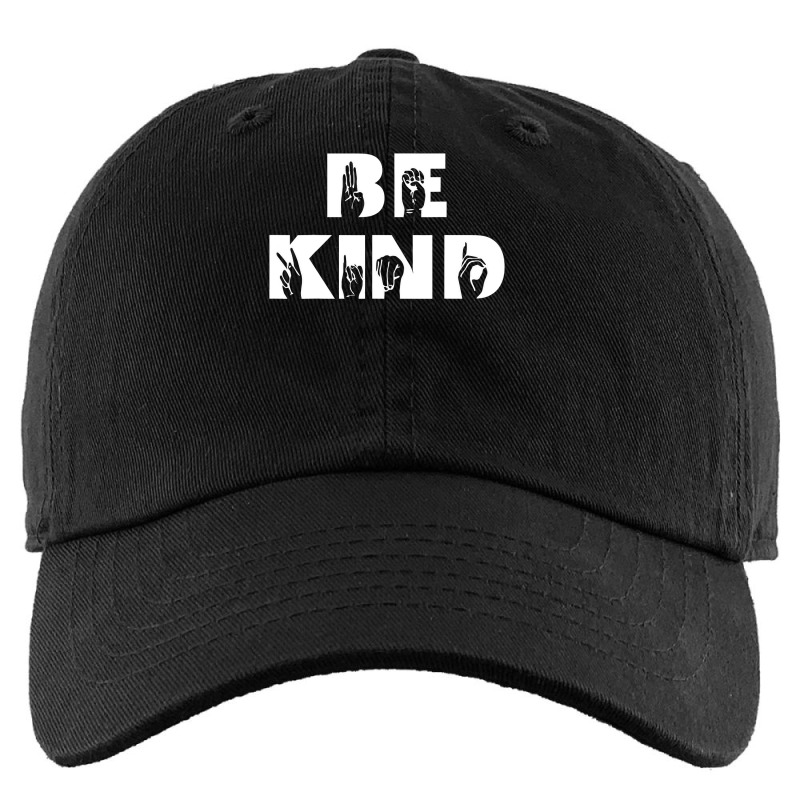 Be Kind Sign Language Deaf Awareness Asl Kids Cap by cm-arts | Artistshot