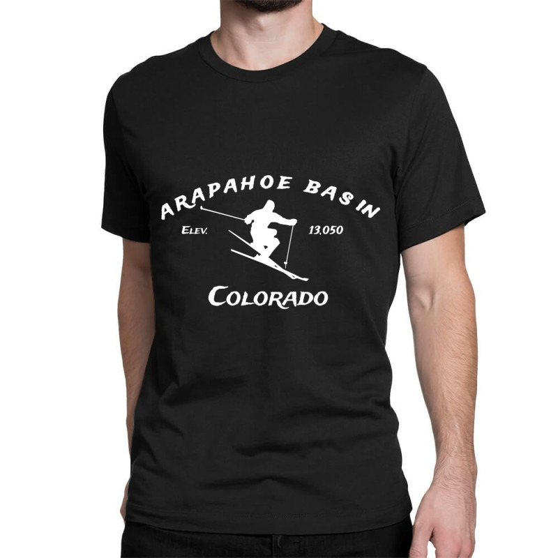 Arapahoe Basin Ski Colorado Elev 13050 Ft Ski Gifts Classic T-shirt | Artistshot