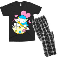 Cat Painter Men's T-shirt Pajama Set | Artistshot