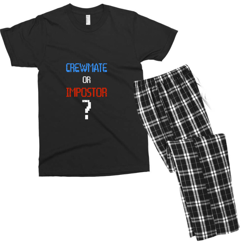 Crewmate Or Impostor Men's T-shirt Pajama Set by RobertTaylor | Artistshot