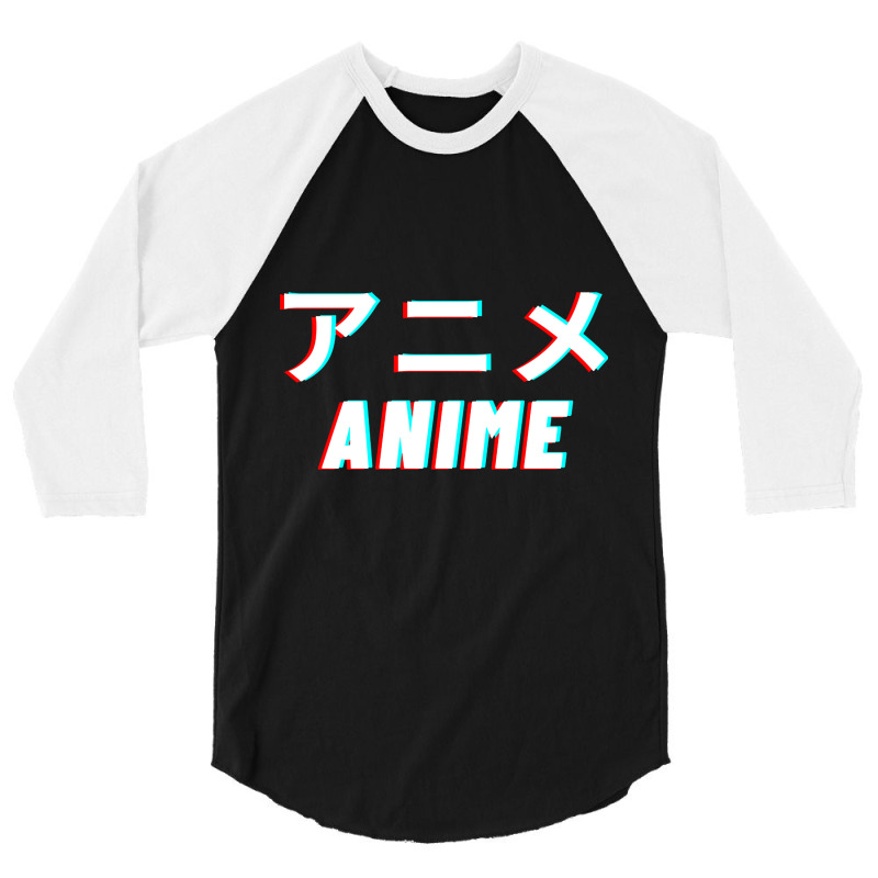 Anime Japanese Kanji Letters 3/4 Sleeve Shirt | Artistshot