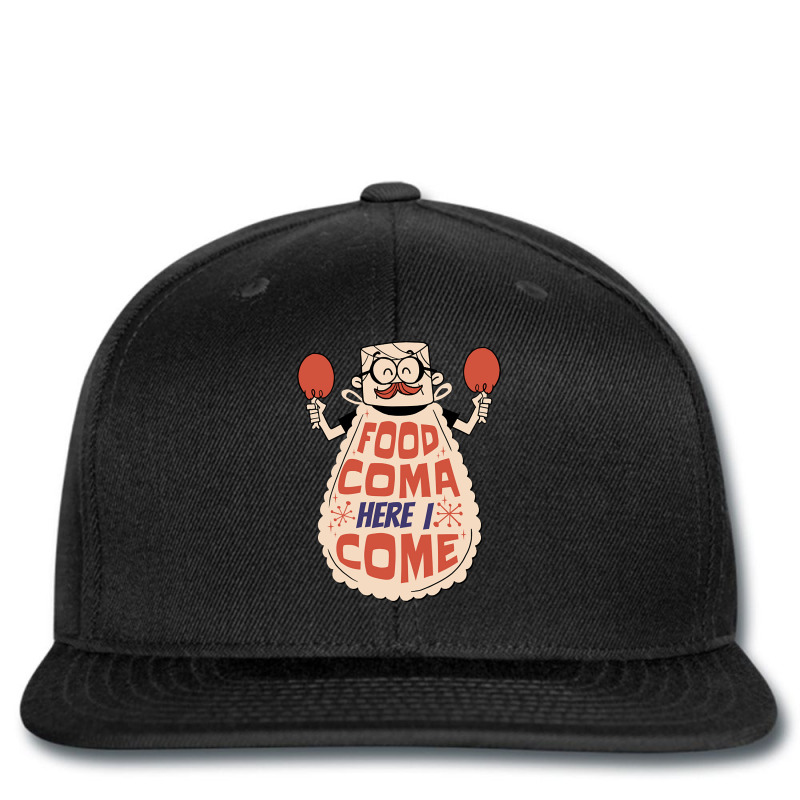 Thanksgiving Food Coma Printed Hat | Artistshot