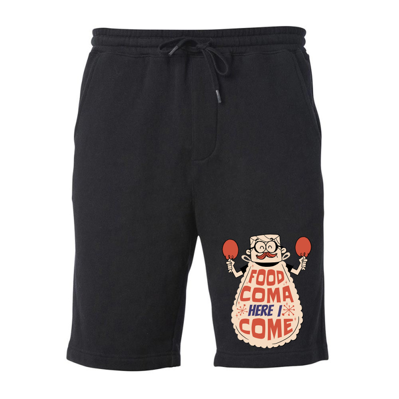 Thanksgiving Food Coma Fleece Short | Artistshot