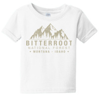 Bitterroot National Forest Montana Idaho Pullover Baby Tee | Artistshot