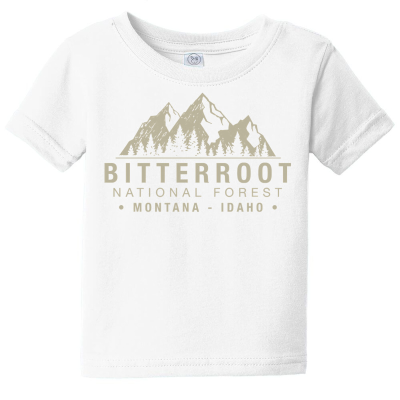 Bitterroot National Forest Montana Idaho Pullover Baby Tee by WZ90 | Artistshot