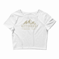 Bitterroot National Forest Montana Idaho Pullover Crop Top | Artistshot