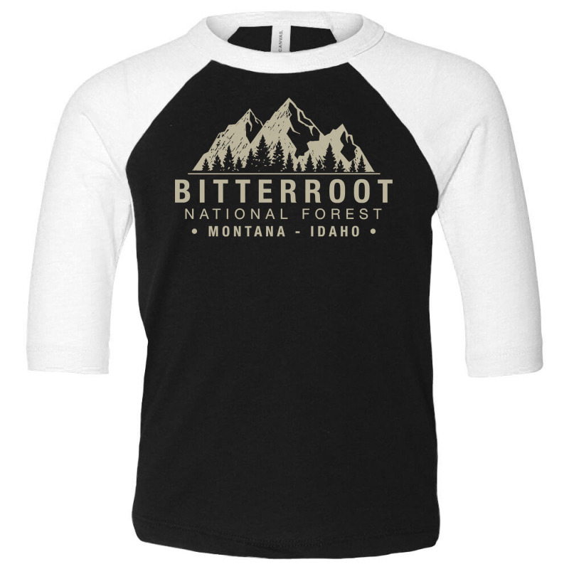 Bitterroot National Forest Montana Idaho Pullover Toddler 3/4 Sleeve Tee by WZ90 | Artistshot