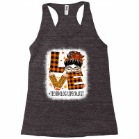 Technology Specialist Love Messy Bun Turkey Thanksgiving Premium T Shi Racerback Tank | Artistshot