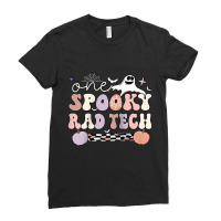 Spooky Radiology Tech Halloween Rad Technologist Rad Tech Raglan Baseb Ladies Fitted T-shirt | Artistshot