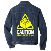 Brick Builder Funny Blocks Building Master Builder Toys Kids T Shirt Men Denim Jacket | Artistshot