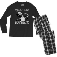 Tin Man Art Well Oiled Machine Retro Wizard Of Oz Men's Long Sleeve Pajama Set | Artistshot