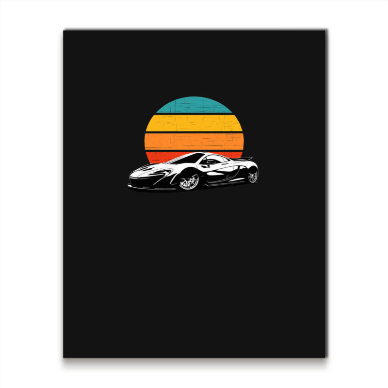 Sunset Supercar Products Metal Print Vertical | Artistshot