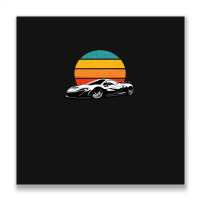 Sunset Supercar Products Metal Print Square | Artistshot