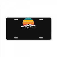 Sunset Supercar Products License Plate | Artistshot