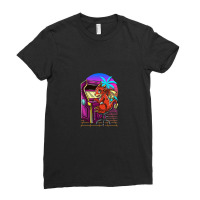 Cyberpunk Arcade Gaming Dragon Video 1 Ladies Fitted T-shirt | Artistshot