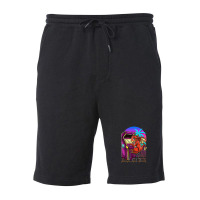 Cyberpunk Arcade Gaming Dragon Video Fleece Short | Artistshot