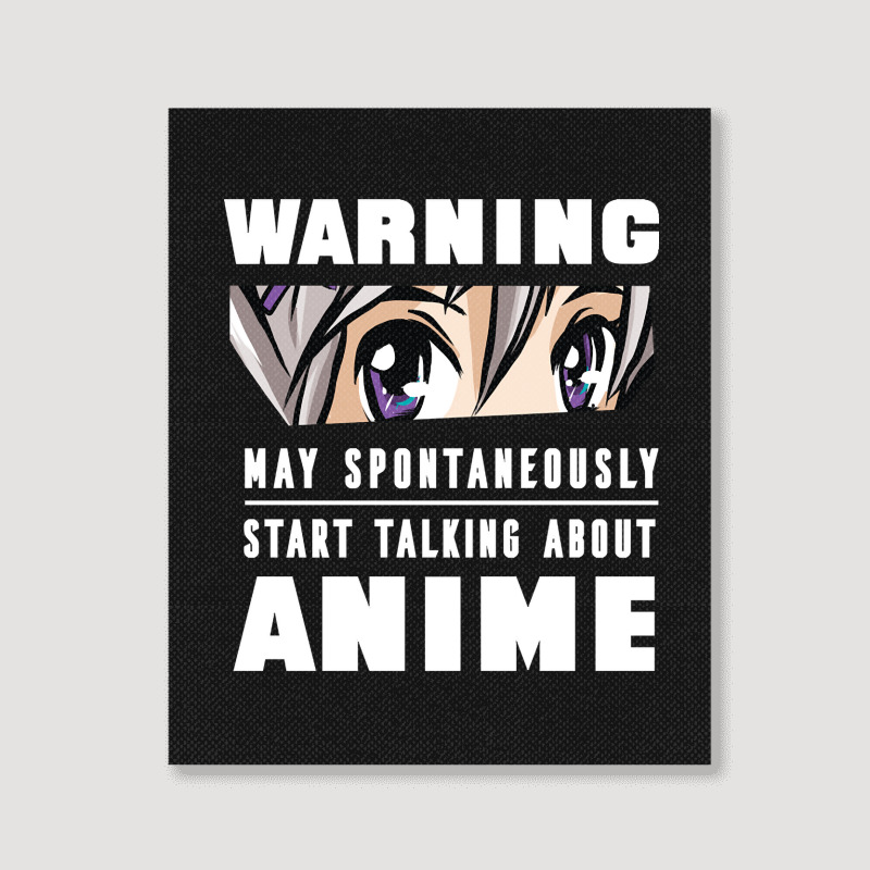 Anime Lover Portrait Canvas Print | Artistshot