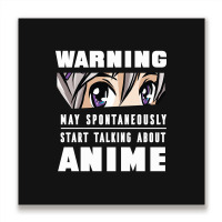 Anime Lover Metal Print Square | Artistshot