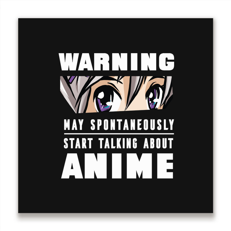 Anime Lover Metal Print Square | Artistshot