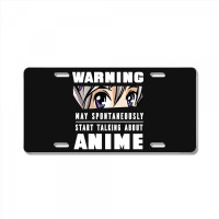 Anime Lover License Plate | Artistshot