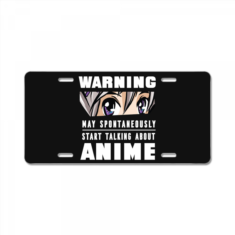 Anime Lover License Plate | Artistshot