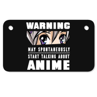 Anime Lover Motorcycle License Plate | Artistshot