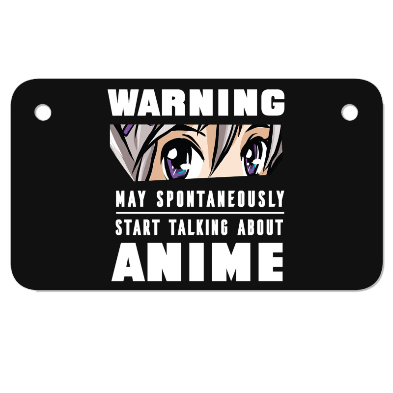 Anime Lover Motorcycle License Plate | Artistshot