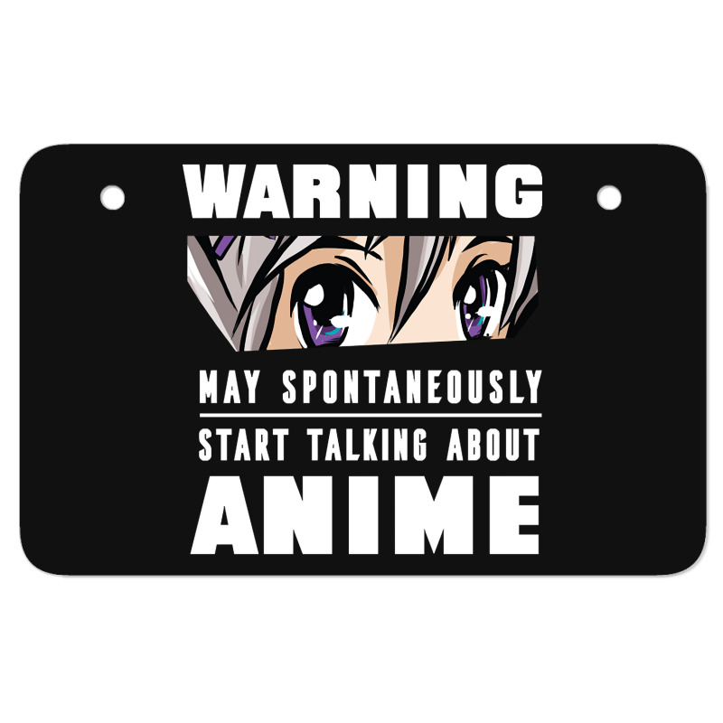 Anime Lover Atv License Plate | Artistshot