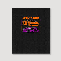 Super Car Tshirt Portrait Canvas Print | Artistshot