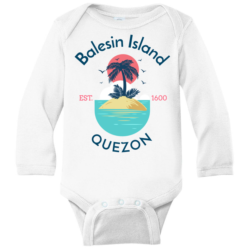 Balesin Island Quezon Philippines Long Sleeve T Shirt Long Sleeve Baby Bodysuit | Artistshot