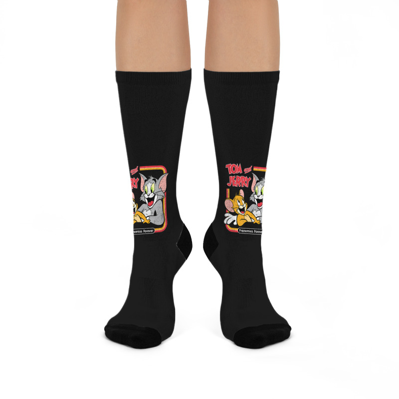 Tom And Jerry Frenemies Forever Crew Socks | Artistshot