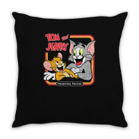 Tom And Jerry Frenemies Forever Throw Pillow | Artistshot