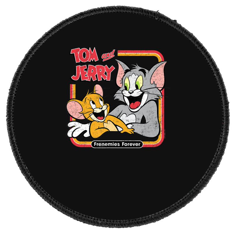 Tom And Jerry Frenemies Forever Round Patch | Artistshot