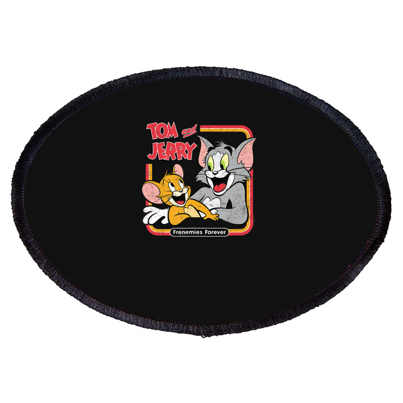 Tom And Jerry Frenemies Forever Oval Patch | Artistshot