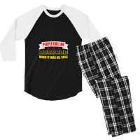 People Call Me Cheater When It Was All Skill 1 Men's 3/4 Sleeve Pajama Set | Artistshot